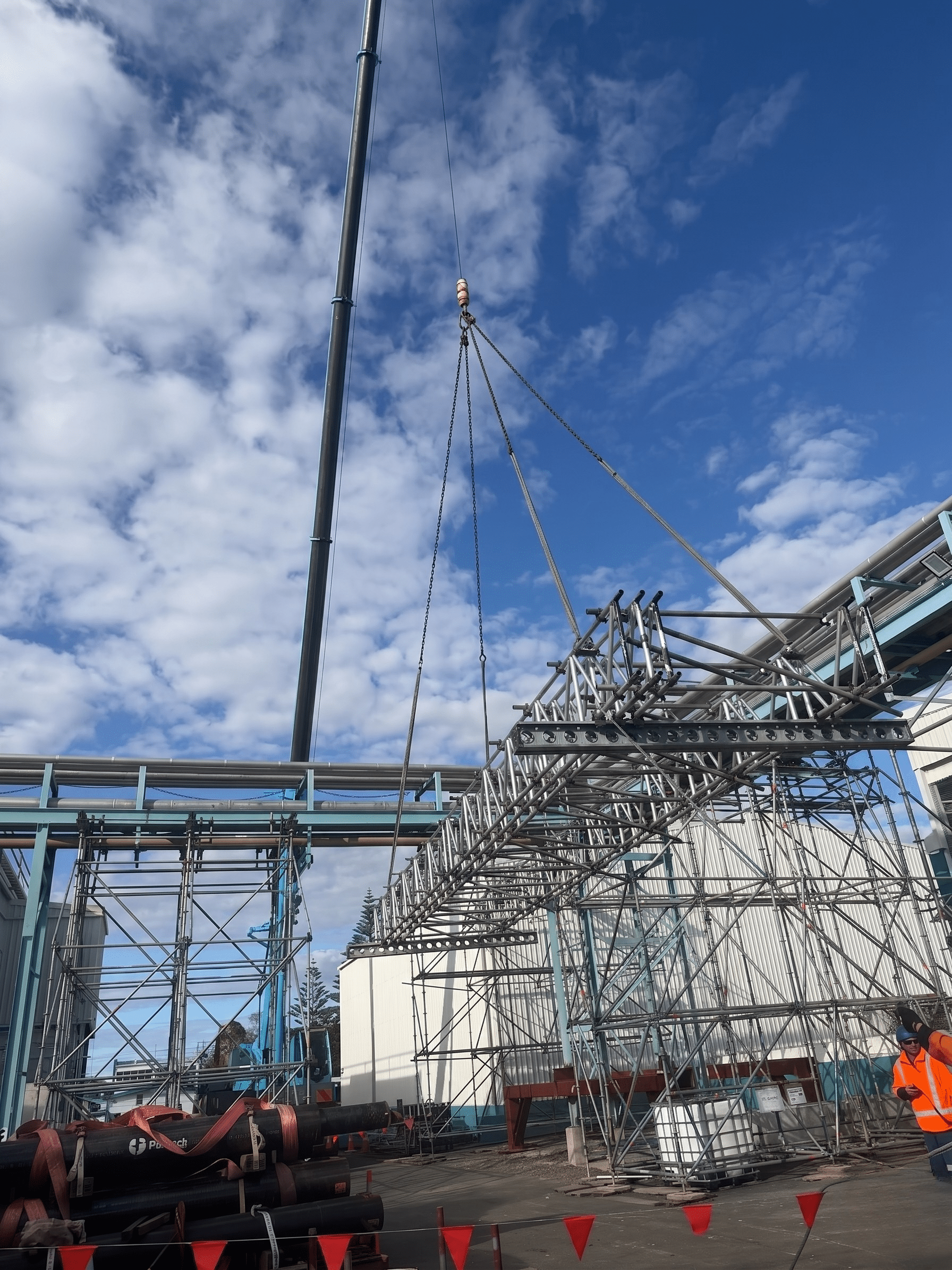 Summit Scaffolding providing engineered solutions for complex industrial environments and high compliance sites